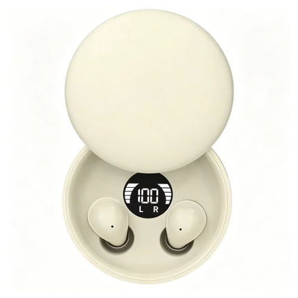 SK26 Bluetooth 5.4 Wireless Earphones Small Earbuds Sleeping Sport Invisible Headphones Bass Sound Quality Headset Sliding Cover