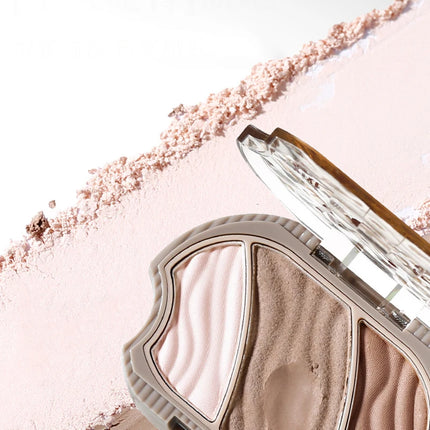 Matte Highlighter Contouring Palette Bronzer Makeup Grey Brown Shading Eye Nose Contour Natural Brighten Face Highlighter Powder