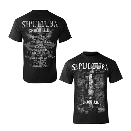 Rare Burial SEPULTURA Band Dark Growling Speed Metal Rock Short-sleeved T-shirt 2026 Summer High-end Luxury Unisex Style
