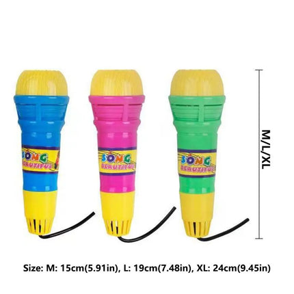 Funny Kid's Echo Microphone Toys No Batteries Required Physical Echo Musical Early Education Toys Enlightenment Portable