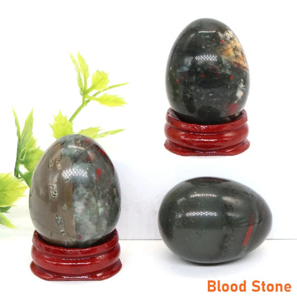 30x40mmNatural Crystal Stone Yoni Egg Polished Amethyst Quartz Healing Mineral Ball Kegel Exercise Massage Craft Home Decor Gift