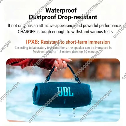 JBL Charge 6 Portable Speaker Pro Sound with AI Boost 28H PlaytimeIP68 Waterproof  Drop-proof Powerbank Function for Outdoor