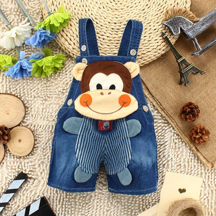 Summer 1PC Kids Baby Boys Jumper Clothes Clothing Short Trousers Toddler Infant Boy Pants Denim Shorts Jeans Overalls Dungarees