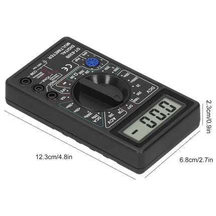 DT-830B Digital Multimeter Digital Voltmeter Ammeter Handheld Multimeter Black