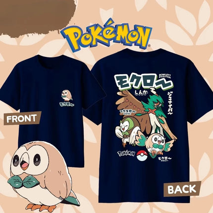 2026 Summer Pokemon Snorlax Graphic T Shirt Kids_Men_Women Short Sleeve Tee Cotton Streetwear Casual Tops Anime Graphic Print