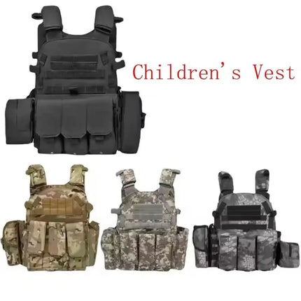 Kids Tactical Vest - Nylon Training Gear / Gilet tactique pour enfants - Équipement d'entraînement nylon