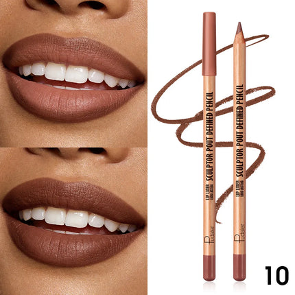 This matte, waterproof lip liner is long-lasting and non-fading, easy to apply, and perfect for beginners.