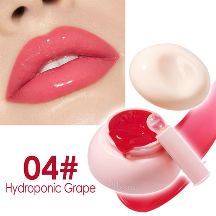 Little Round Jar Multi-Color Jelly Lip Balm for Lips and Cheeks Vibrant Colors Moisturizing and Nourishing Lip Nectar
