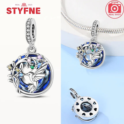 Real Silver S925 Beads Forever Friend Love Star Charms Fit Original Bracelet DIY Bead for Women Jewelry Fine Gift Original