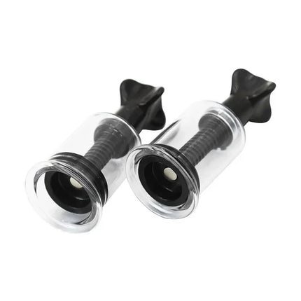 2pcs BDSM Adult Nipple Suction Cup Breast Clitoris Sucker Erotic Nipple Clamp Pump Adult Game Breast-fed Sex Toys for Women Men