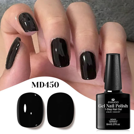 8ml 1-Step Gel Nail Polish No Need Base Top Coat Quick Dry Red Pink Semi Permanent UV/LED Varnishes DIY Nail Art Manicure Vernis
