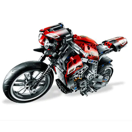 465 Piece Bricks Motorcycl Set City Technical Model Building Blocks Boys Birthday Christmas Gifts Kids Toys For Children