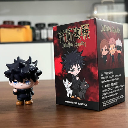 2026 new Anime Kaisen Figure Q Version Satoru Gojo Itadori Yuji Fushiguro Megumi Kugisaki Model Car Decora Blind Box Gift Toy