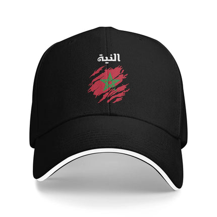Morocco Flag Outfits Men Women Baseball Cap  Trucker Hat Unique Daily Headwear Adjustable Snapback Cap