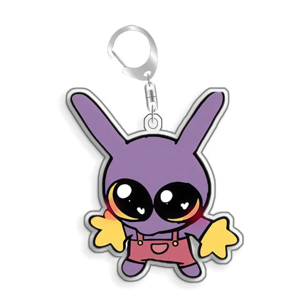 For The Amazing Digital Circus Jax Pomni Ragatha Gangle Acrylic Selfmade Cute Cartoon Anime Keychain Pendant Toy Gifts 5cm
