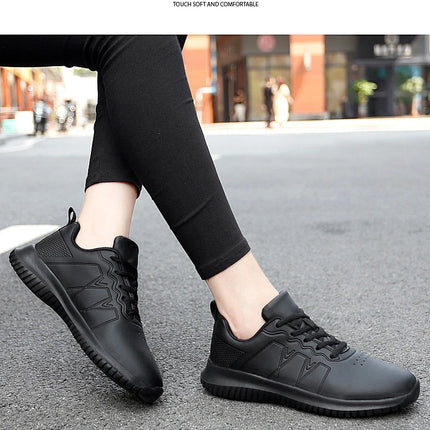 Chef shoes four season soft-sole anti-slip oil-proof waterproof portable kitchen work shoes fashion plus size casual men's shoes