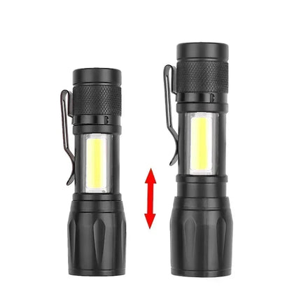 Ultra-bright  Rechargeable LED Pen Clip Mini Flashlight Handheld Torch Portable Waterproof Lamp for Nigh Work Emergency Camping