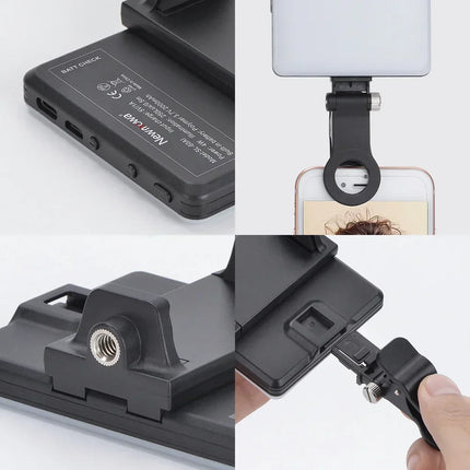 Fill Light Mobile Cell Phone LED Live Broadcast Selfie Video Conference Photography Lighting Kit Portable USB Charging Fill Lamp