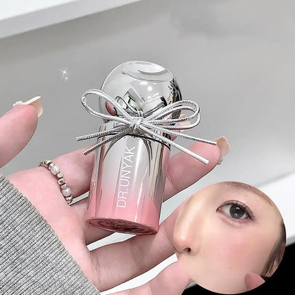 Liquid Blush Stick with Sponge Tip, Waterproof Long-Lasting Skin-friendly Blush Cream Brightening Effect Lips and Cheeks Makeup