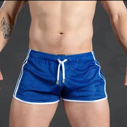 2026 New Gym Mens Summer Running Shorts Quick Dry grid Workout Short Pants GYM Wear Men Training Beach Breathable sports Shorts