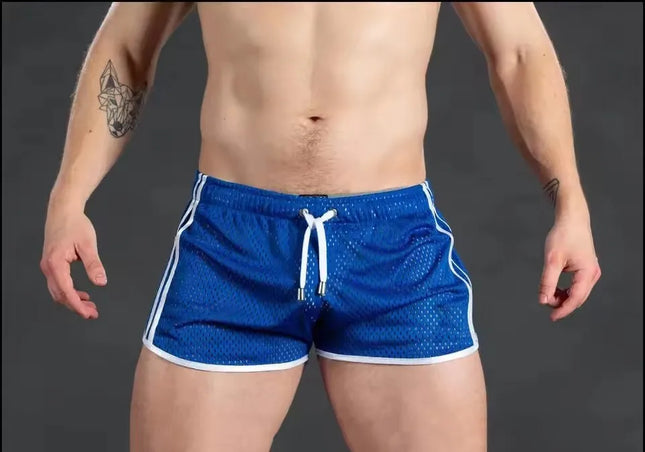 2026 New Gym Mens Summer Running Shorts Quick Dry grid Workout Short Pants GYM Wear Men Training Beach Breathable sports Shorts