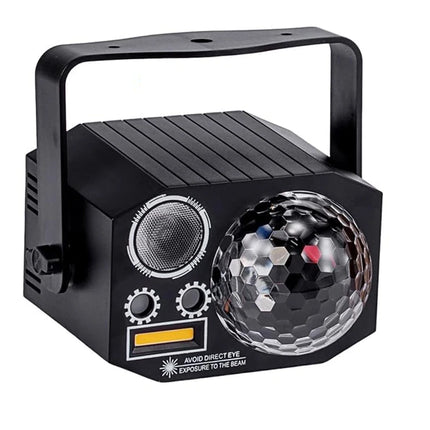 Dj Party Disco Ball Lights with Pattern and Sound Activated LED Stage Strobe Light Christmas Rave/Home Karaoke/Dance/Club Bar