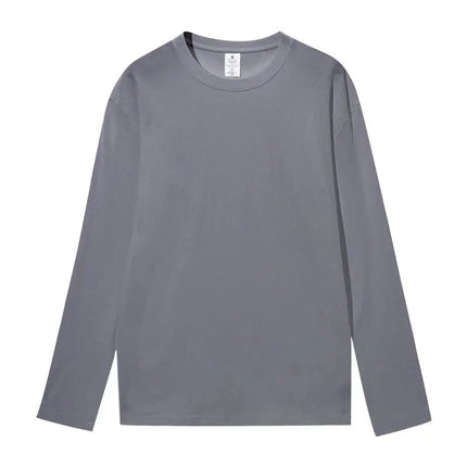 230g Cotton Long Sleeves T Shirt print Logo Embroidered Name Men Women Spring Autumn Custom Photos Activity Jersey