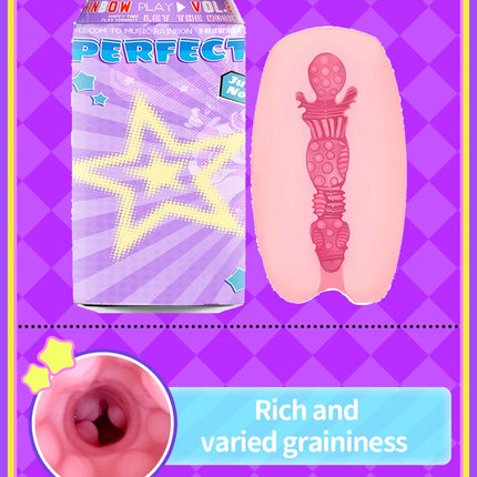 YUU Sex Toys Male Hidden Canned Masturbation Cup VER.2 Soft STPE Artificial Pocket Pussy Masturbators for Men Onahole 7 Colors