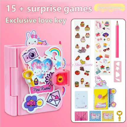 85AE Toddler Secret Diary Toy Notebook Craft Activity Notebook for Kids Expression