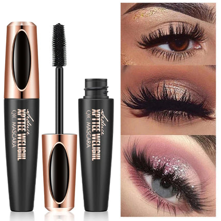 7D Fiber Mascara Set Waterproof Durable Curling Mascara Sweatproof Anti-smudge Slimming Base Mascara for all skin types