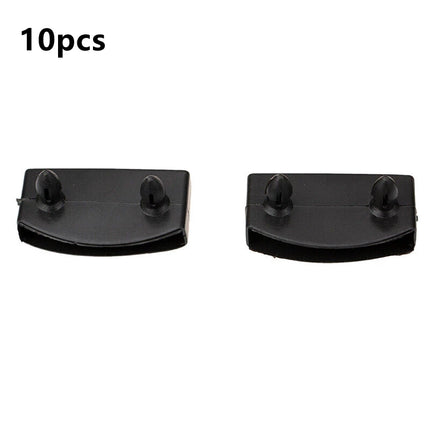 10/20pcs Black Plastic Replacement Bed Slat Plastic Center/End Caps Holder for Holding Securing Furniture Frames