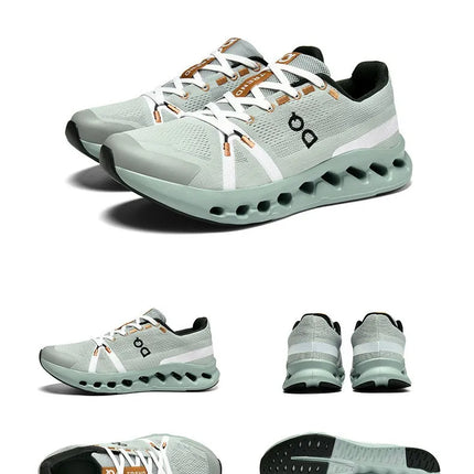 Men's Running Shoes Breathable Lightweight Comfortable Soft Bottom Casual Sports Sneakers Fashionable Shock Absorption
