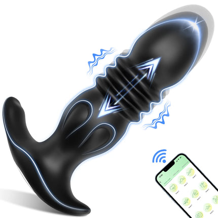 Anal Plug Vibrator Gay Massager Anal Toy Butt Plug Stimulator Masturbation Tools Penetration Anal Vagina Vibrator Men Women 18