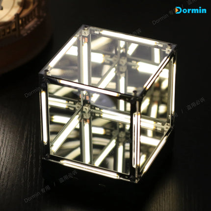 Dormin Rubik Cube Abyss Lamp Gaming Atmosphere Light 4D Night Light Blind Box Desktop Home Gaming Room Decor Ornament