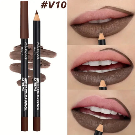 4PCS/SET Moisturizing Lip Gloss Lip Oil Lip Liner Set - Long lasting Waterproof Lip Liner 3D Lips for A Dewy Finish Lip Combo