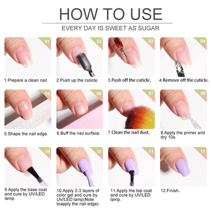 LIMEGIRL 8ML Nail Gel Polish Nail Supplies Vernis Semi Permanent Nail Art Manicure Soak Off LED UV Gel Nail Varnishes