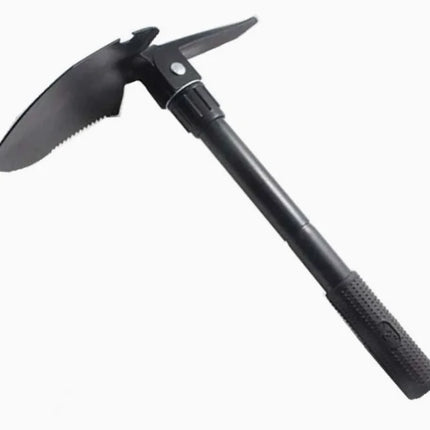 1PCS Durable Stainless Steel Tactical Folding Shovel Survival Shovel with Saw Pick and Camo Bag for Camping Outdoor Hiking