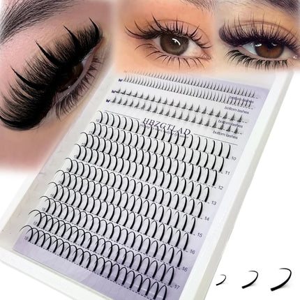 HBZGTLAD Lash Nails Extra Long Lash Nails Lash Bundles Lash Stretchers Bottom and Pointed Lash Clusters DIY Fairy/Manga Eyelash