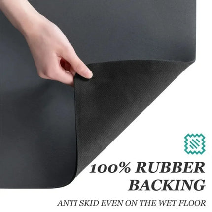 Super Absorbent Plate Rubber Back Anti Slip Quick Drying Drainage Pad Suitable for Coffee Machines Kitchen Utensils Placemats