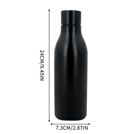 550ml Creative 304 Stainless Steel Water Bottle Thermos Sealed Leak-Proof Outdoor Thermal Portable Cup Mug For Sport Girl