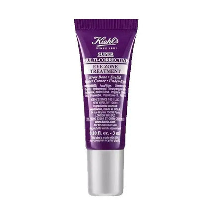 Kiehl's Super Multi-Corrective Eye Zone Treatment Sample Pack (3ml x 5), Lifts Brow Bone Area, Smooths, Original Skin Cares