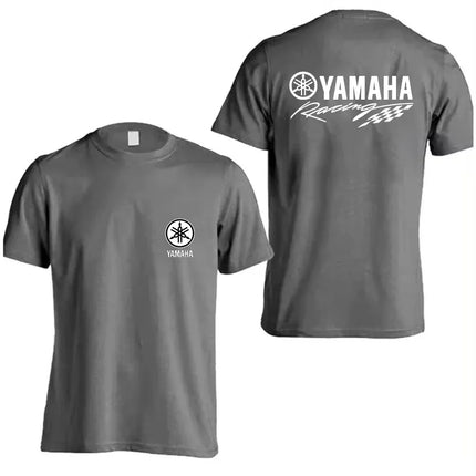 Yamaha Motorcycle Racing Short Sleeve T-Shirt round Neck 100% Pure Cotton Casual Fashion Top for Men And Women