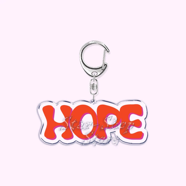 Korean Kpop Band Seven Key Chain Key Ring Keychain for Accessories Bag Agust D Day Pendant Keyring Chains Jewelry Fans Gifts