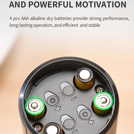 Electric Salt And Pepper Grinder With Adjustable Coarseness Refillable Mills Battery Powered Pepper Grinder Kitchen Gadget Tool