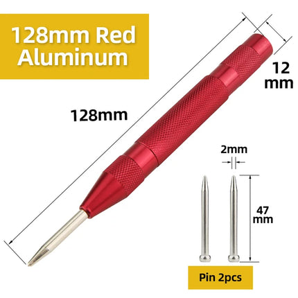 TOOLEYE Automatic Center Punch Kerner Woodworking Metal Drill Adjustable Spring Loaded Marker Hand Tools Sets Carpenter Tool