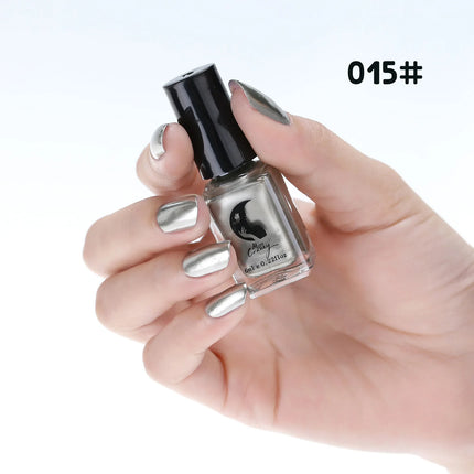 Metal Colour Nail Gel Polish Semi Permanent Mirror Gel Varnish Base Top Coat UV Gel Varnish Soak Off Nails Art Glue Nail Polish