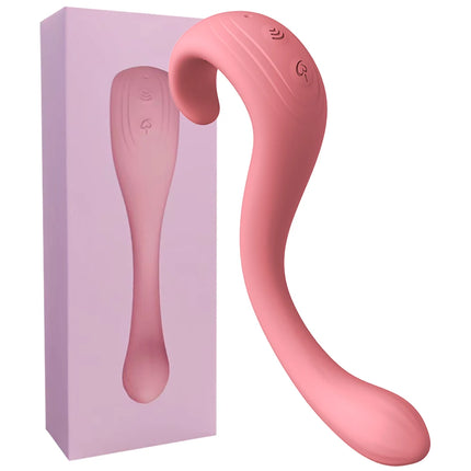 Flexible Curved Vibrator 10 Vibrating Modes Clitoris Stimulator Anal Plug Dildo Vagina Massager Sex Toy for Women Adult Pleasure