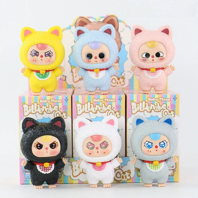 2026 Hot Vinyl Dolls Caixa Misteriosa Toy for Girls Gift Baby Three Billionaire Lucky Cat Series Blind Box Toys Mystery Box ﻿