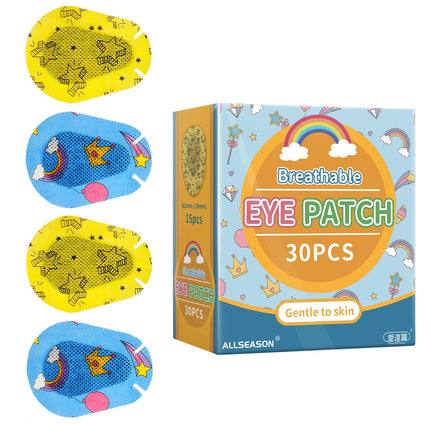 90PCS Child Amblyopia Eye Patch Training Eyeshade Orthoptic Corrected Eye Patches Lazy Kids Girl Boy Adult Adhesive Eye Mask Hot