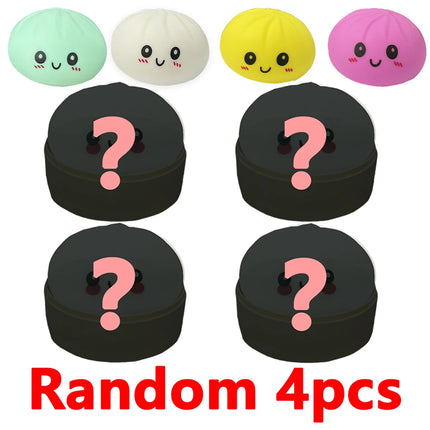 High Quality Simulation Flash Dumpling Pressure Ball Slow Rebound Soft Pinch Decompression Baozi Modeling Stress Relief Toy Gift